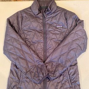 EUC Kids Patagonia Navy Down Sweater Coat Jacket Size XL/14